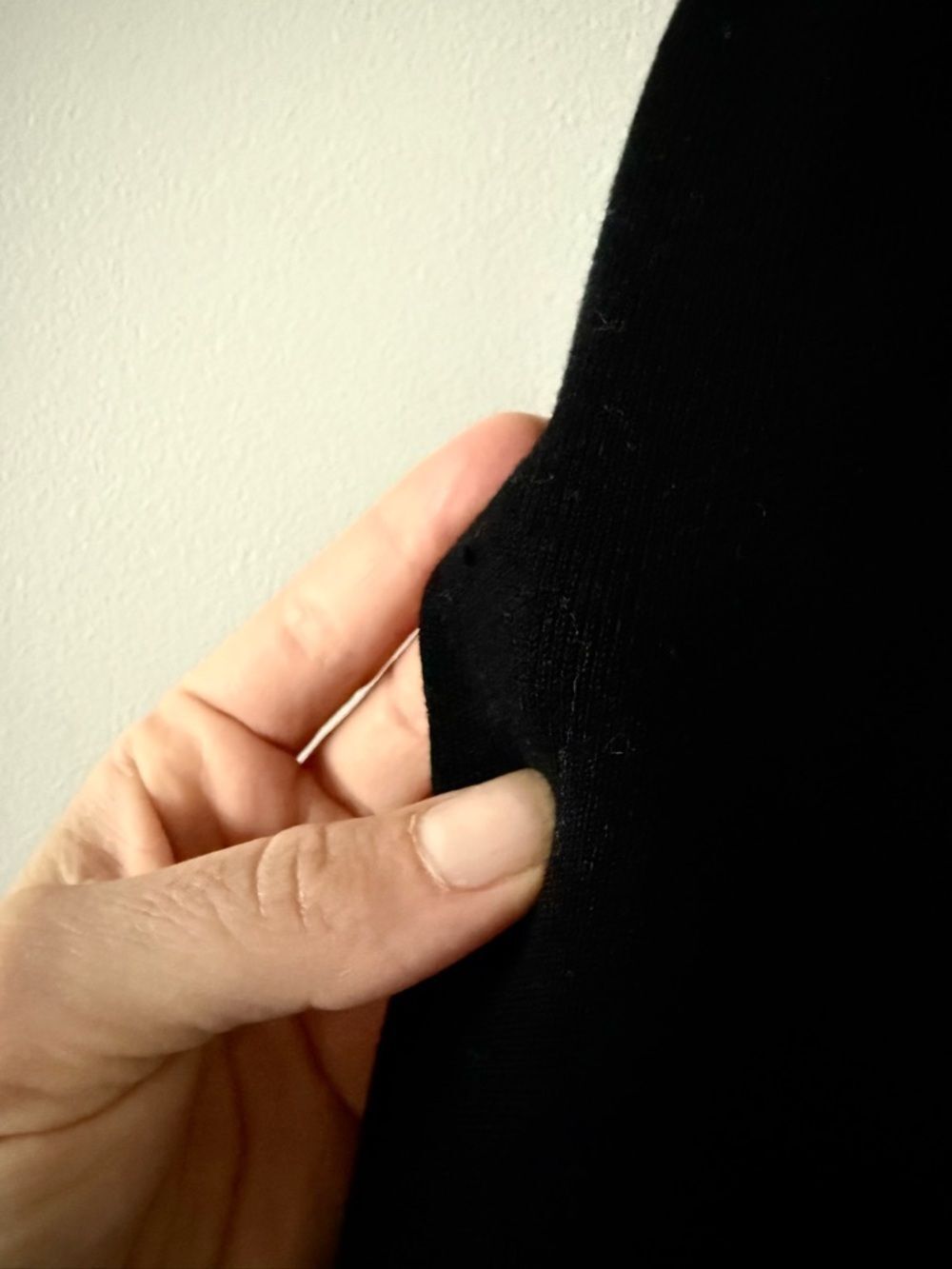 BA&SH Sady Long Puff Sleeve Crewneck Sweater in Black Size S - Picture 5 of 8